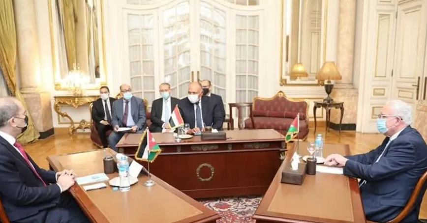 اجتماع مصري أردني فلسطيني لبحث القضية الفلسطينية